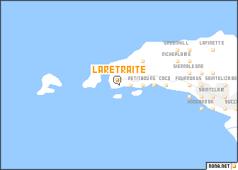 map of La Retraite