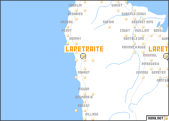 map of La Retraite