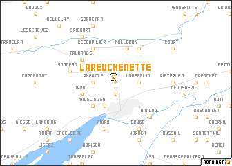 map of La Reuchenette