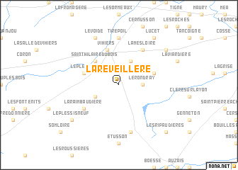 map of La Reveillère