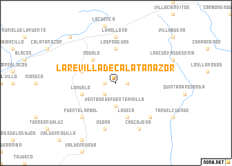 map of La Revilla de Calatañazor