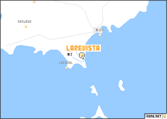 map of La Revista