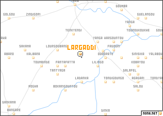 map of Largaddi