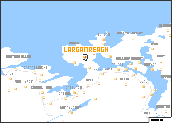 map of Larganreagh