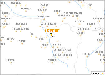 map of Largān