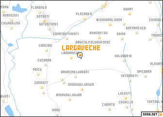 map of Larga Veche