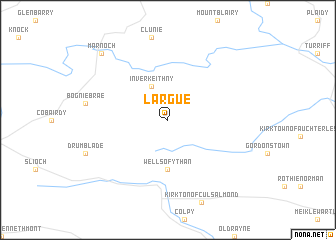 map of Largue