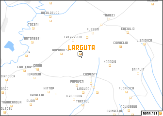 map of Lărguţa