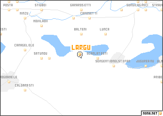 map of Largu