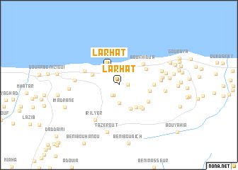 map of Larhat