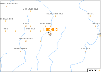 map of Larhla