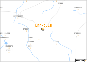 map of Larhoulé