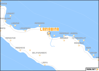 map of Lariabina
