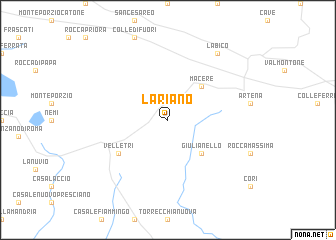 map of Lariano