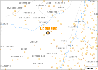 map of La Ribera