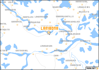 map of La Ribona