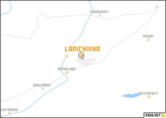map of Larichikha