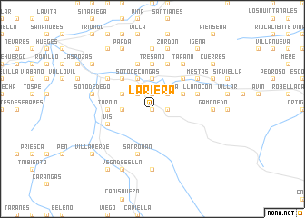 map of La Riera