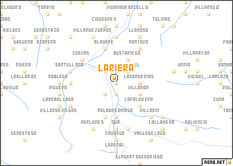 map of La Riera