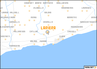 map of La Riera