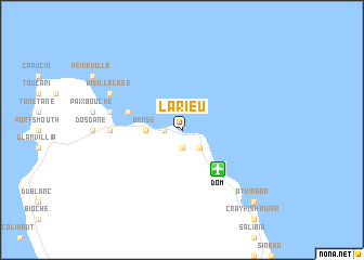 map of Larieu