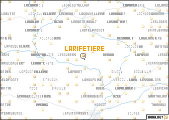 map of La Rifetière