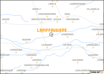 map of La Riffaudière