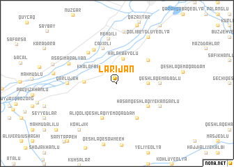 map of Lārījān