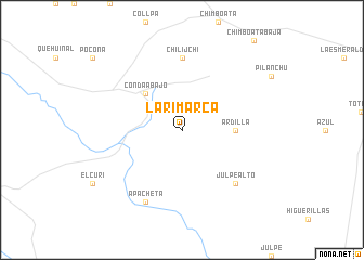map of Larimarca