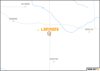 map of Larimore