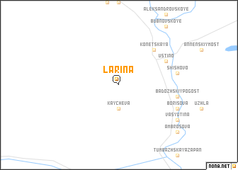 map of Larina