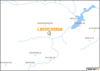 map of La Rinconada