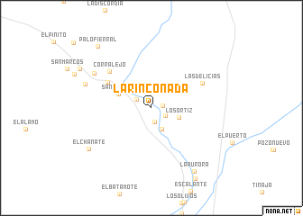 map of La Rinconada