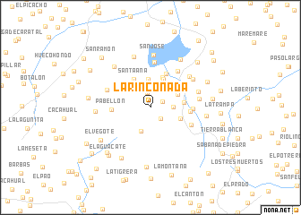 map of La Rinconada