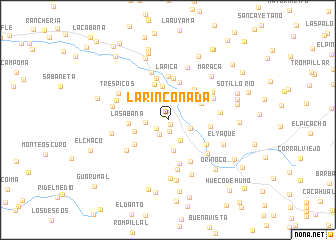 map of La Rinconada