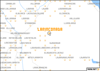 map of La Rinconada