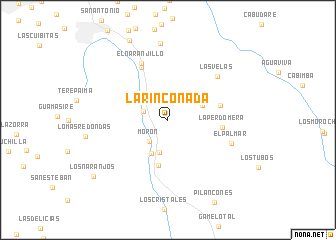 map of La Rinconada