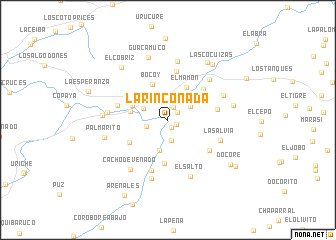 map of La Rinconada