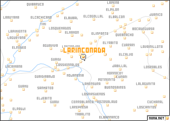 map of La Rinconada