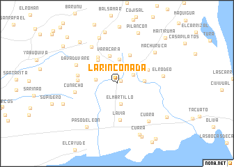 map of La Rinconada