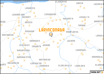 map of La Rinconada