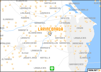 map of La Rinconada