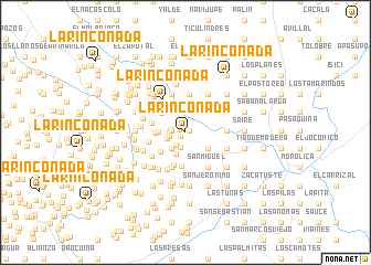 map of La Rinconada