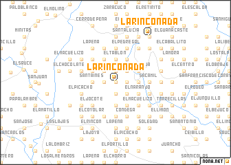 map of La Rinconada