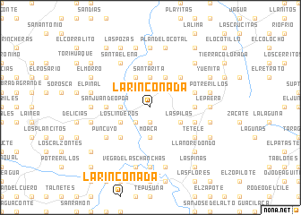 map of La Rinconada