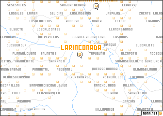 map of La Rinconada