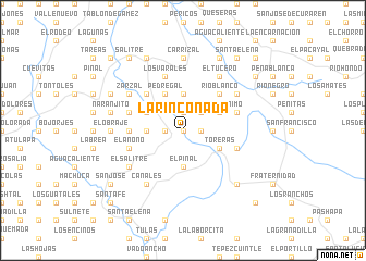 map of La Rinconada