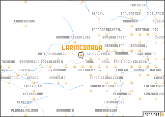 map of La Rinconada