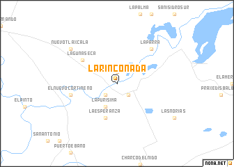 map of La Rinconada