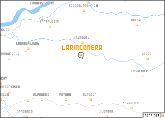 map of La Rinconera